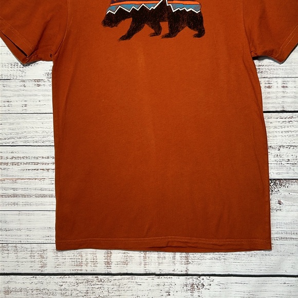 Patagonia Fitz Roy Bear Organic T-Shirt Small Slim Fit - Picture 8 of 16